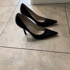 GUESS Women's Leather Heels in Black